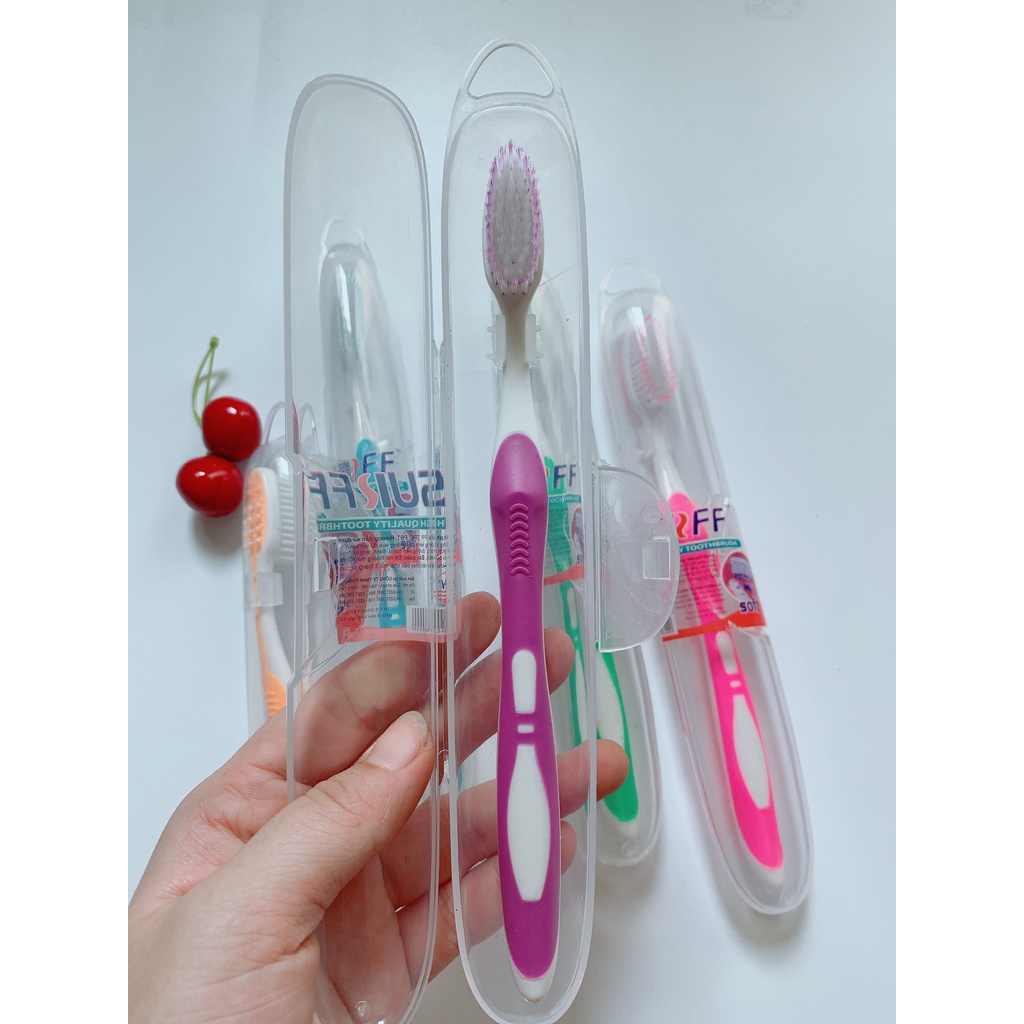 [C34] Bàn Chải Đánh Răng Thái Lan Hộp Cao Cấp Rất Hợp Vệ Sinh Và Mang Đi Du Lịch