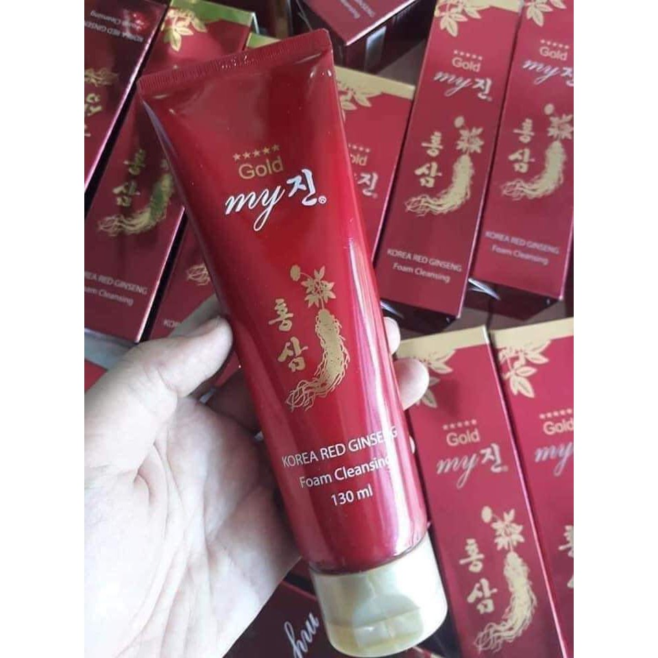 Sữa rửa mặt sâm đỏ My Gold Korea Red Ginseng Foam Cleanser 130ml