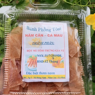 Phồng tôm Cà Mau - Đặc biệt chỉ 49k/ hộp 500gr