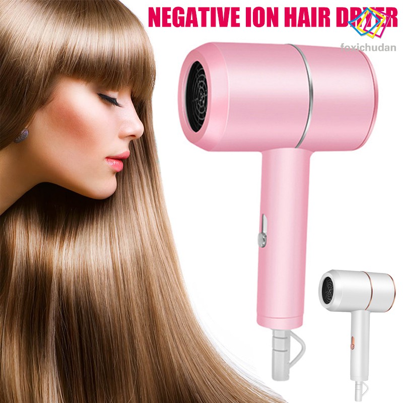 Electric Hair Dryer Hot Cold Portable Hairdryer Strong Wind Hair Care Quick Dry Unfoldable