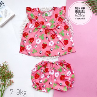 [Cở nhỏ 12-13kg] ĐỒ BỘ cho bé, vải tole lanh, dáng ĐÙI ( IB CHỌN MẪU)