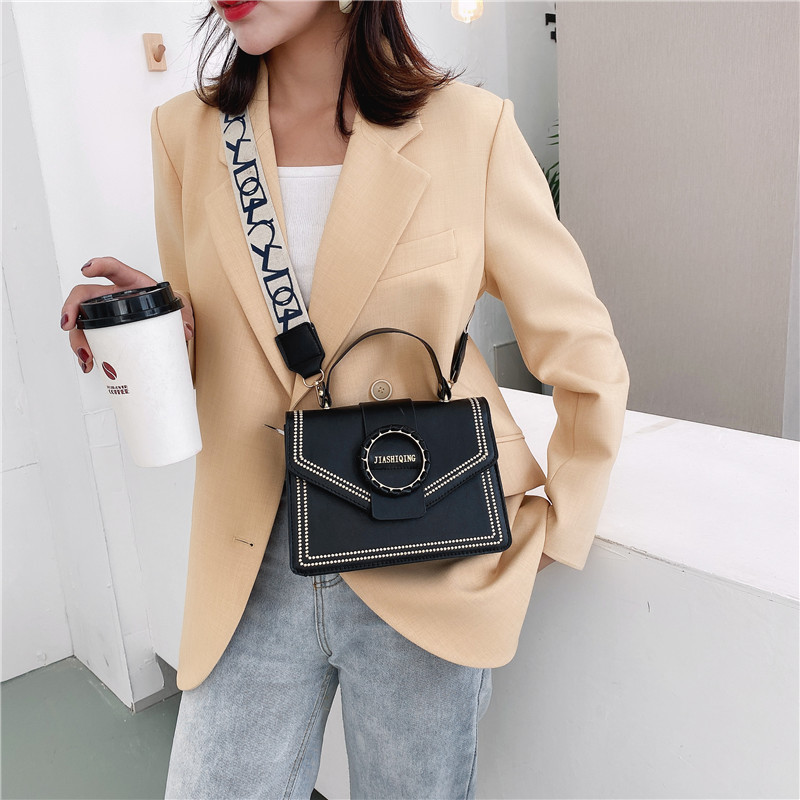 Túi Xách Da PU JASMIN NOIR Dáng Vuông Cỡ Nhỏ Thời Trang Nữ Phong Cách Vintage