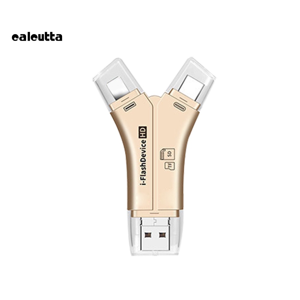 ★DC★Multifunctional 4 in 1 3.0 OTG TF SD Card Reader for PC iPhone Android Type-C | BigBuy360 - bigbuy360.vn