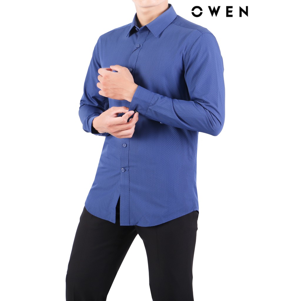 Áo Sơ mi dài tay nam OWEN Regularfit - AR22692D