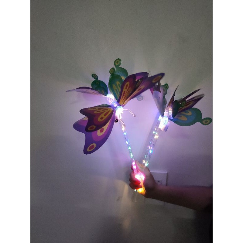 2 Đồ chơi cánh bướm phát sáng quà tặng cho bé