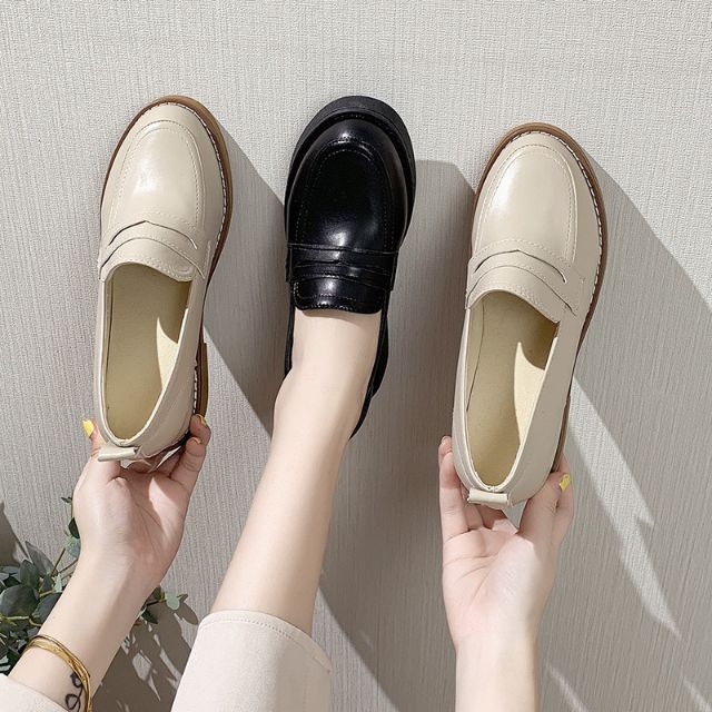 Giày lười nữ độn đế QC | BigBuy360 - bigbuy360.vn