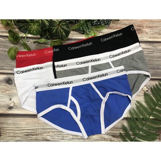 [free ship 50k + che tên đơn hàng] QUẦN LÓT NAM TAM GIÁC THUN COTTON CAIWEN (HÌNH THẬT)