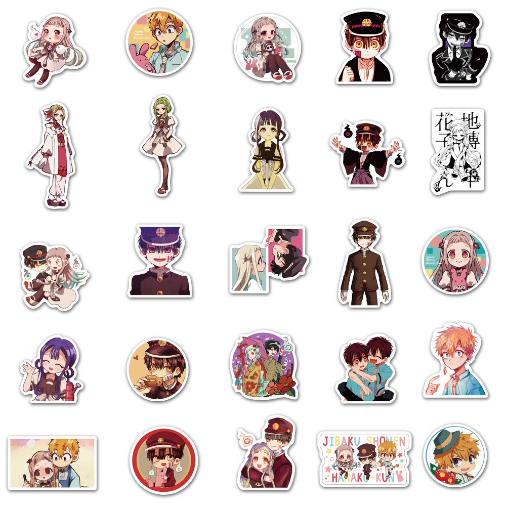 JOJO· Bộ Hình Dán Chống Thấm Toilet-Bound Hanako-Kun, 50 tờ/bộ