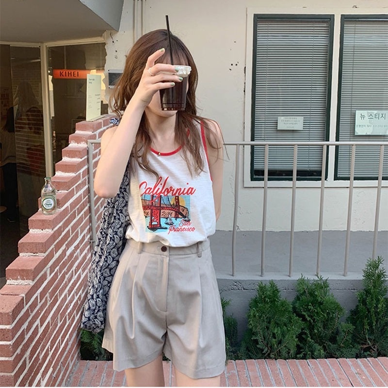 Áo Không Tay Thiết Kế Phong Cách Mùa Hè Cổ Điển Hợp Thời Trang Mới Cho Nữ