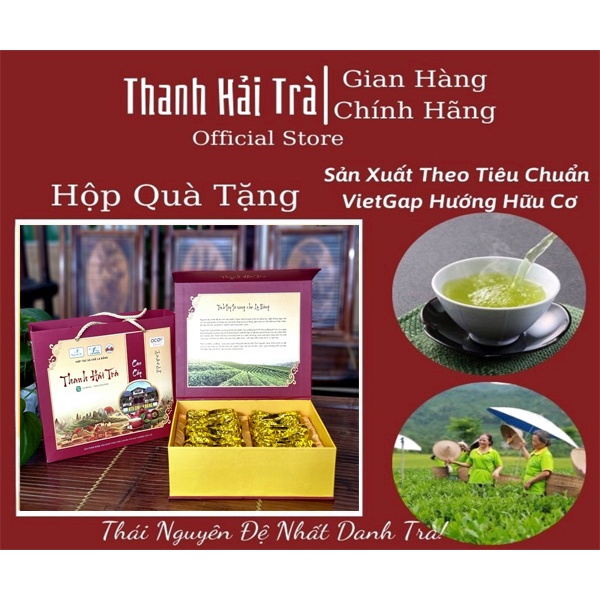 Chè Thanh Hải Thái Nguyên FREESHIP Trà Thái Nguyên Đựng Hộp Giấy 320g [Tra Thai Nguyen]