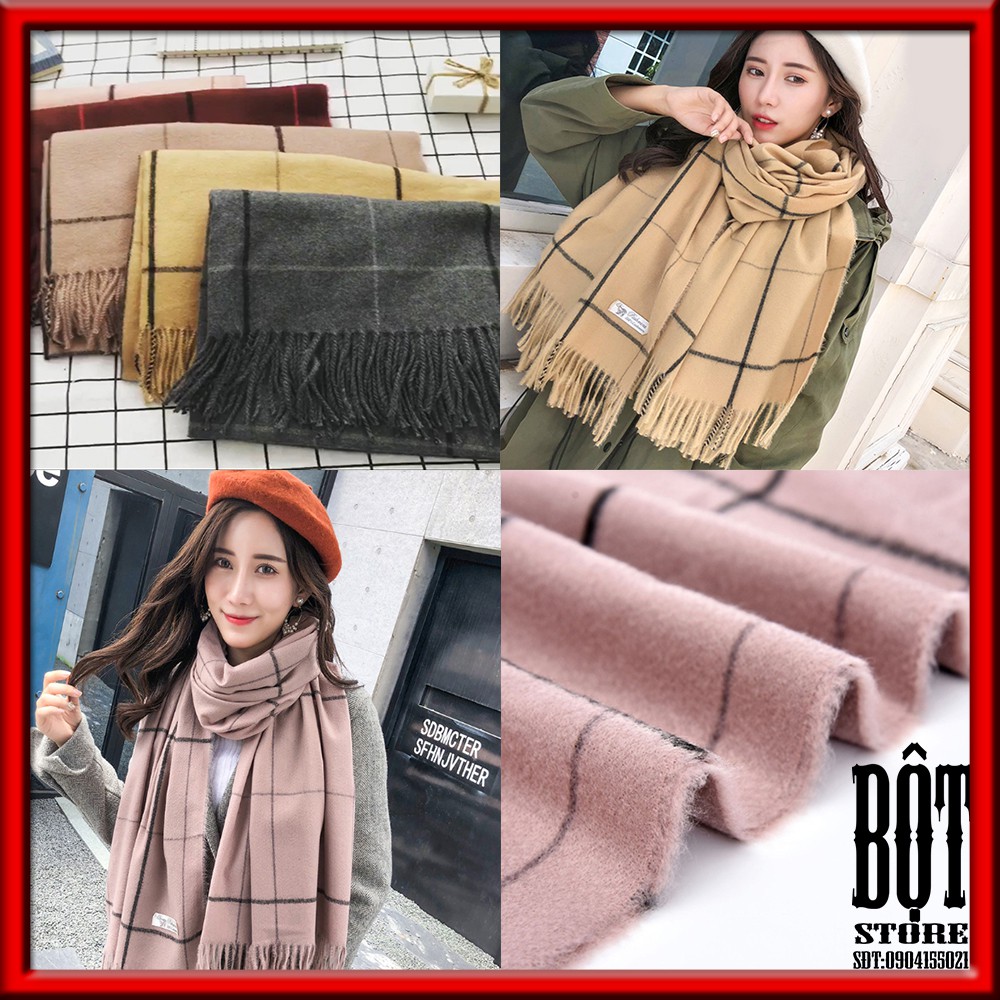 [FREESHIP] Khăn Quàng Cổ Cashmere Nữ Thời trang - Phong cách Hàn Quốc