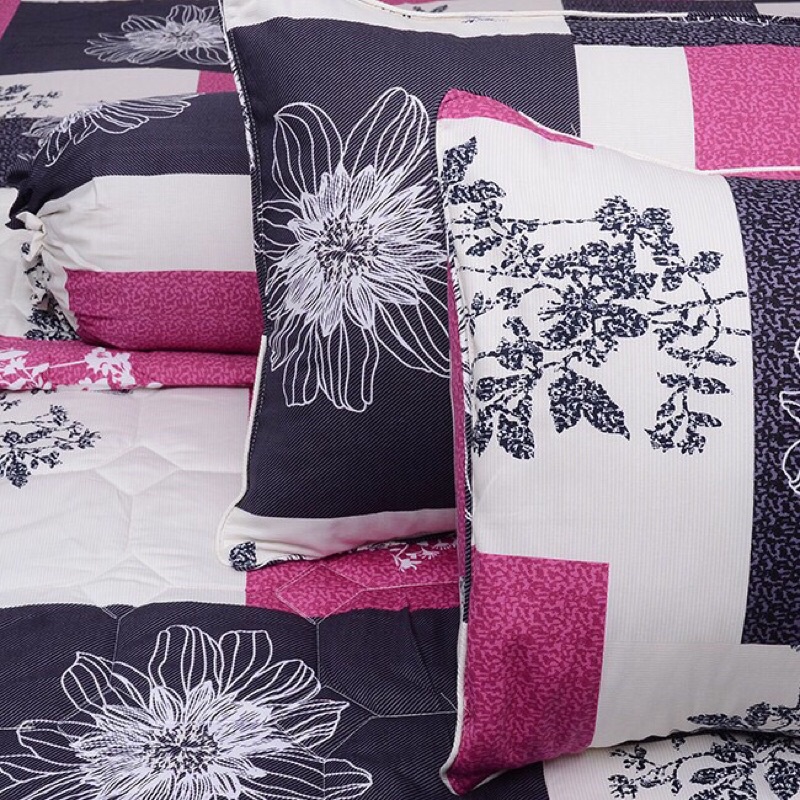 bộ drap (4 món) cotton Thắng Lợi, ga giường cao cấp mẫu cát tím