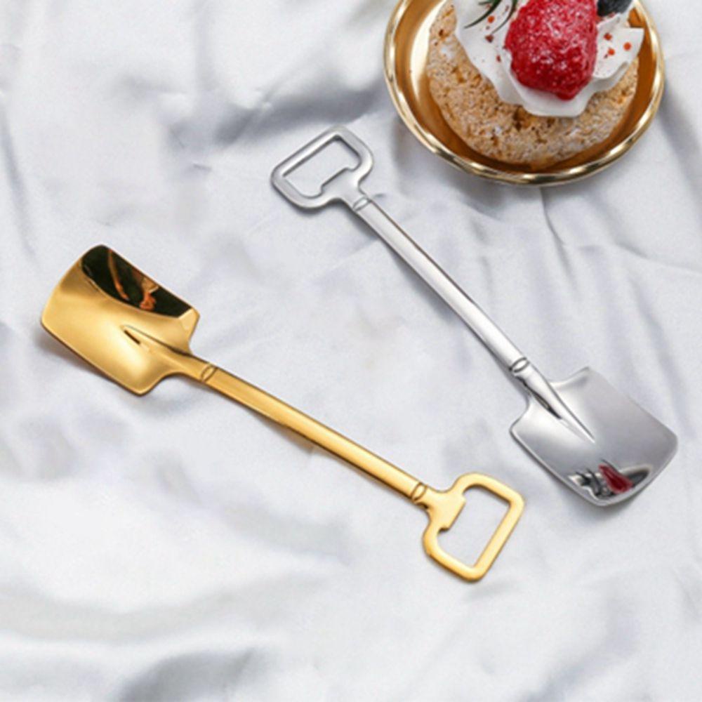 YIYU Muỗng Uống Cà Phê / Trà / Kem Bằng Thép Không Gỉ Tiện Dụng