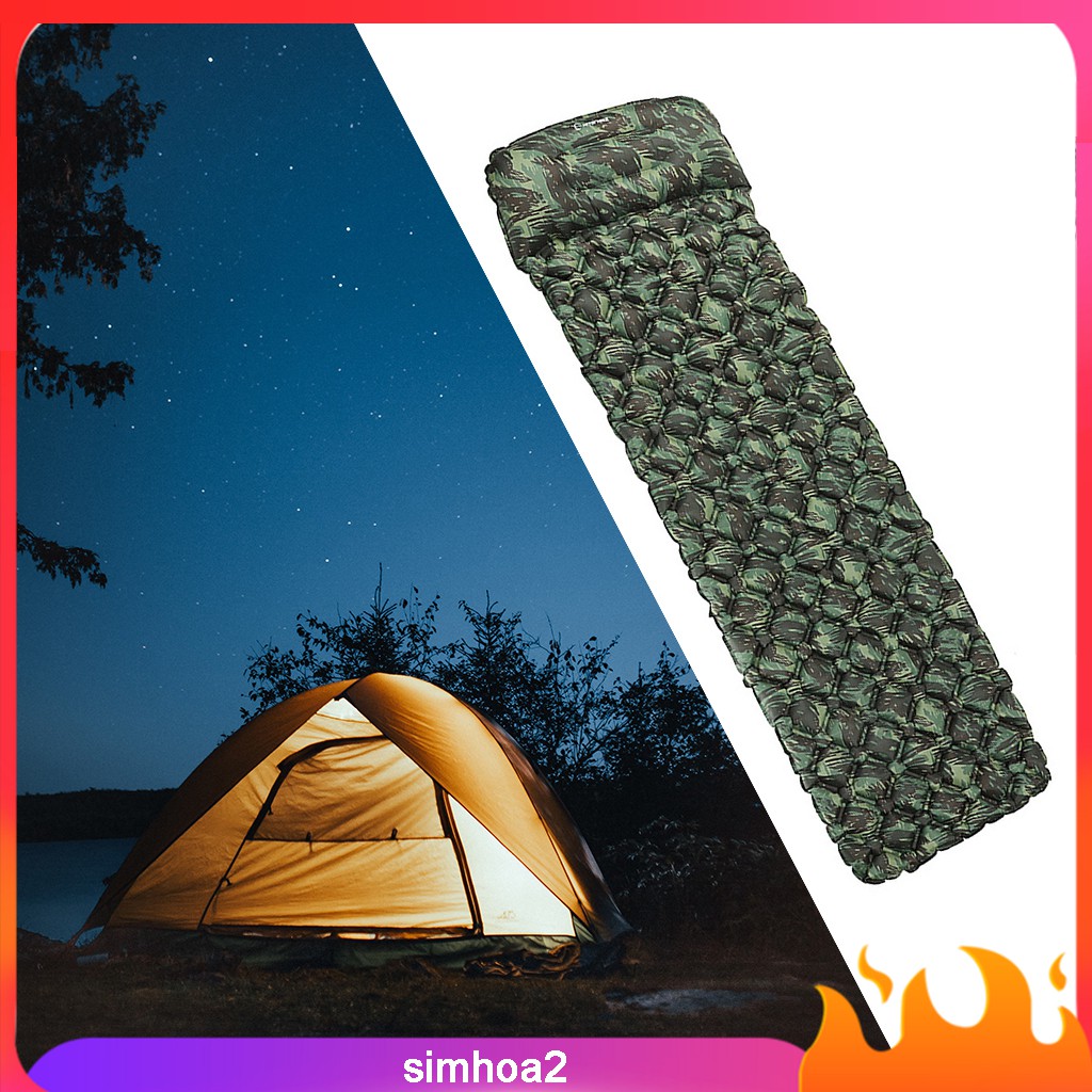 Nệm ngủ có thể thổi phồng lên tiện dụng cho cắm trại