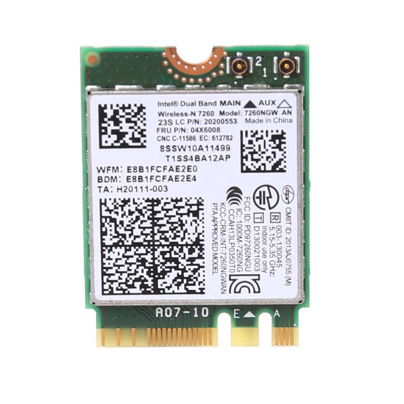 Card Wifi không dây 04x6008 7260ngw an Bluetooth 4.0 cho Lenovo ThinkPad T440 t440p w540 lx240s | BigBuy360 - bigbuy360.vn