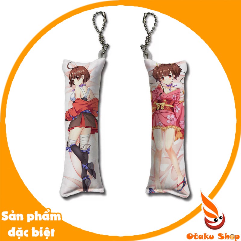 Móc khóa gối in hình Anime Koutetsujou no Kabaneri - Kabaneri of the Iron Fortress - Mumei - Hozumi - Otaku shop