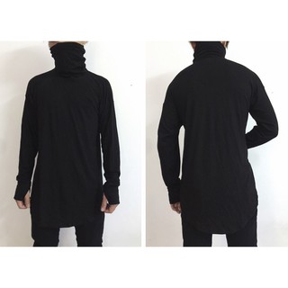 Áo Thun Longtee Cổ Lọ Pc_Sleeves Unisex
