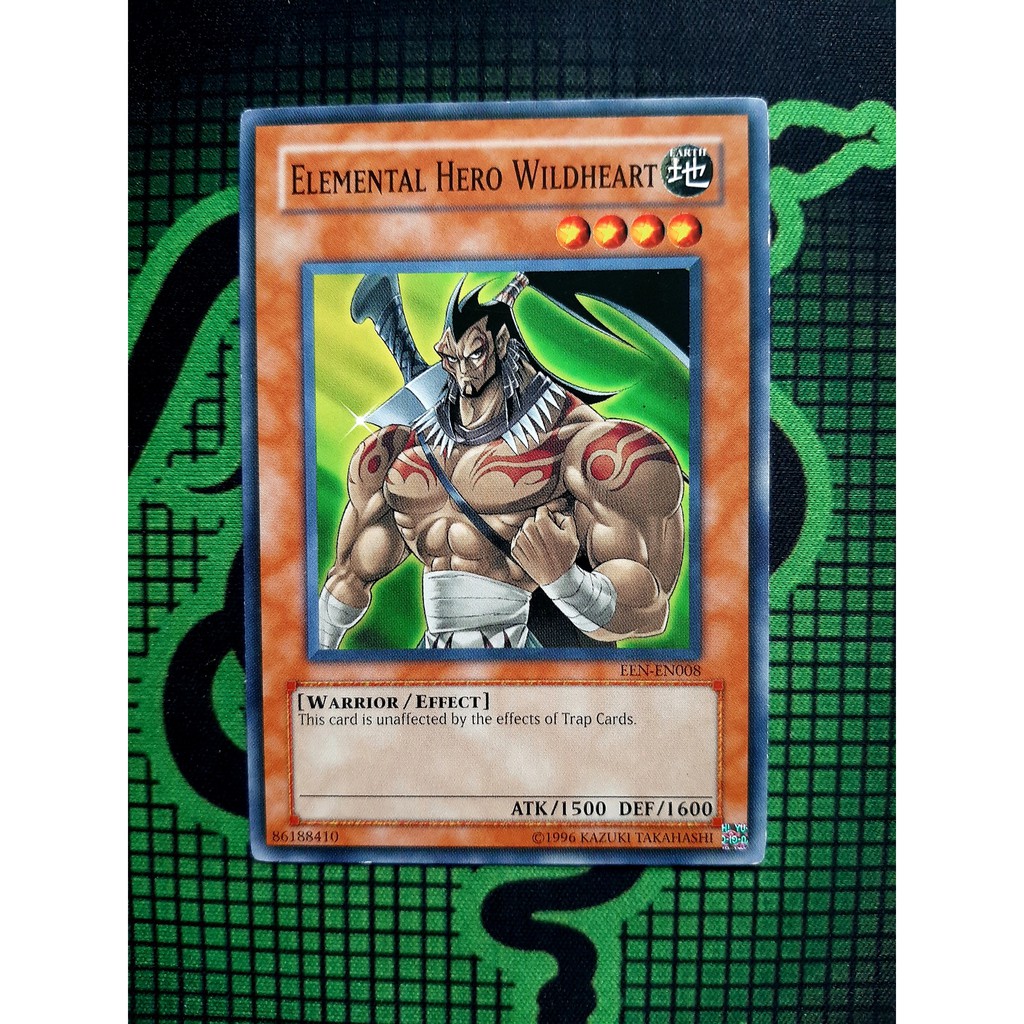 Thẻ Bài Mint90 Yugioh Monster Elemental Hero Wildheart  Common
