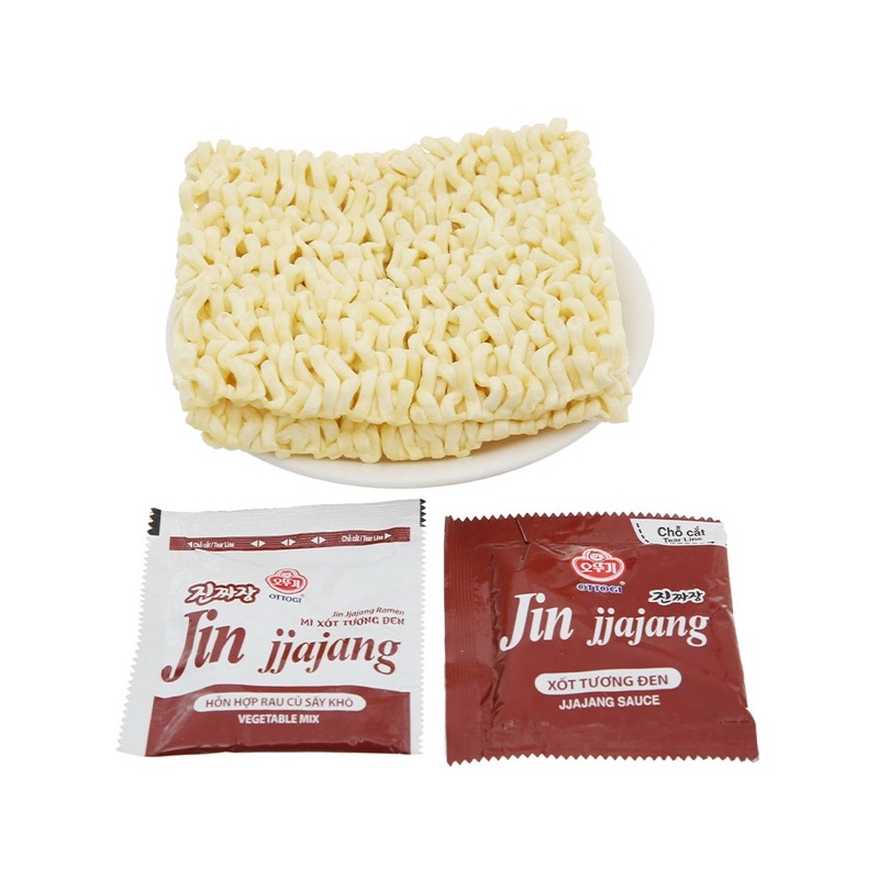 Mì xốt tương đen JinJjajang ramen ottogi gói 135g | BigBuy360 - bigbuy360.vn