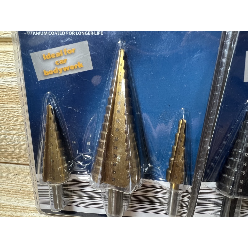 BỘ 3 MŨI KHOAN THÁP CAO CẤP 4mm => 32mm WÍNSHINE