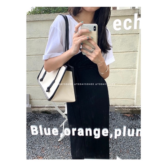 Túi trendy trắng sample