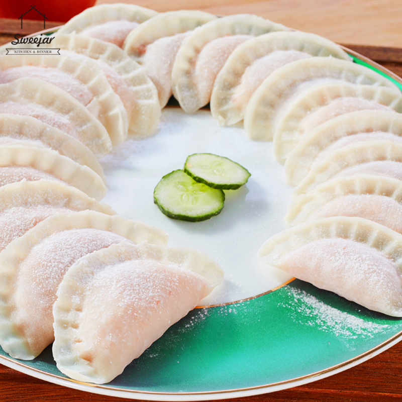Khuôn nắn bột làm há cảo SWEEJAR 2 trong 1 bằng thép không gỉ 304 tiện dụng