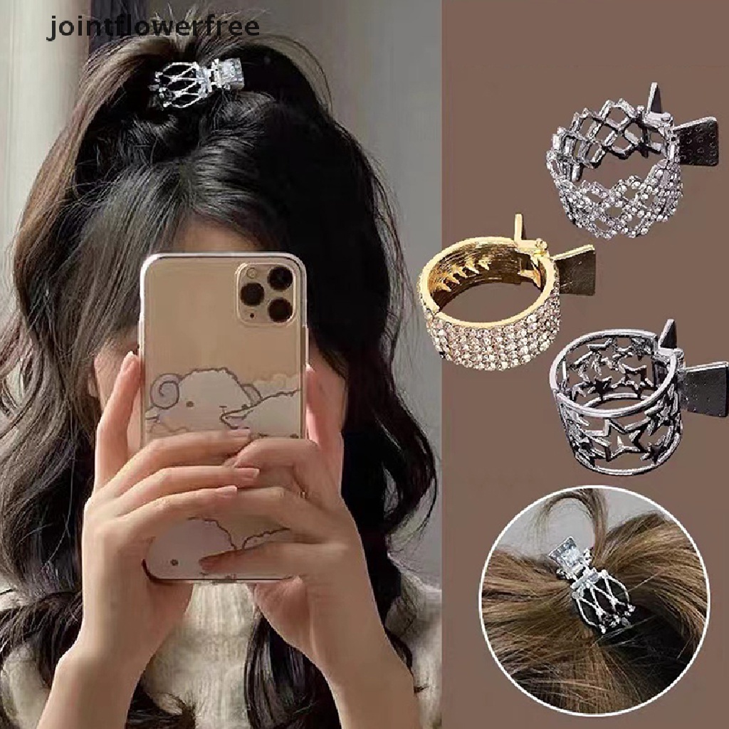 Kẹp Tóc Kim Loại Cố Định Tóc Đuôi Ngựa Độc Đáo Cho Nữ