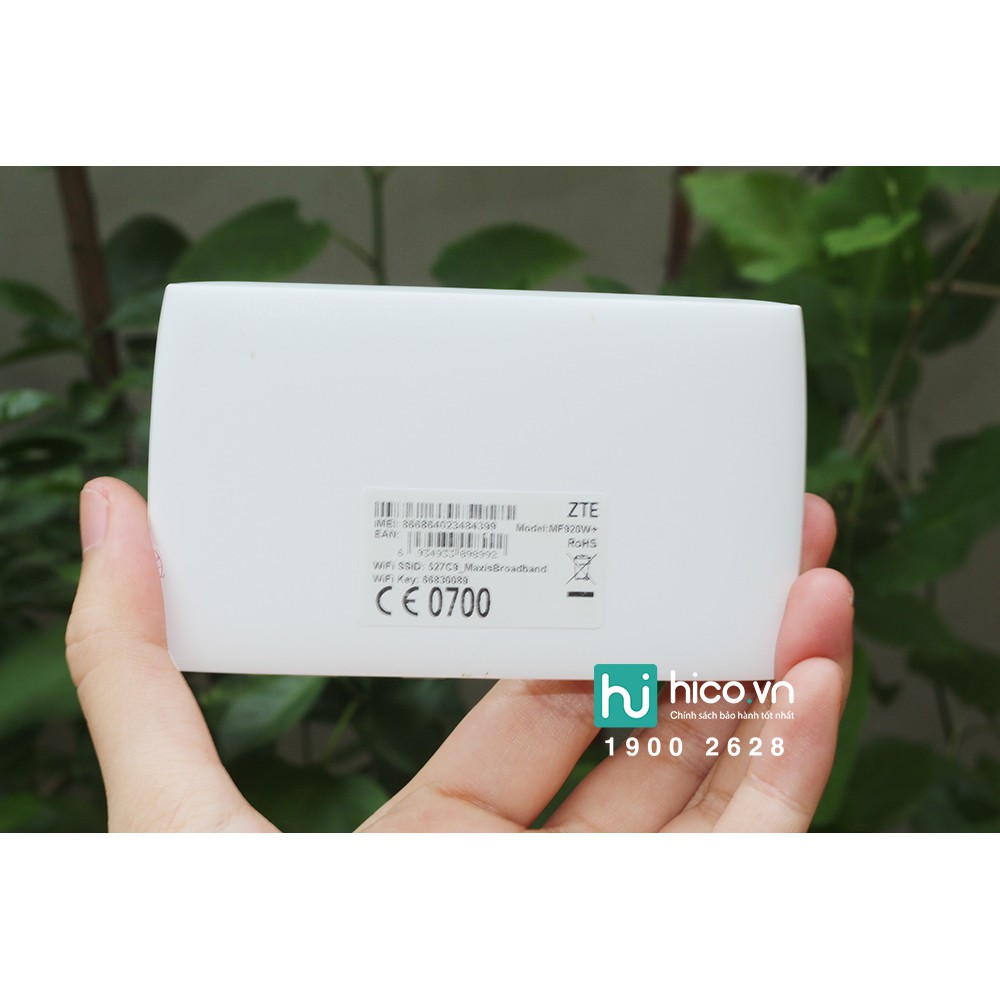 BỘ PHÁT WIFI 3G/4G ZTE MF920W+ - TỐC ĐỘ SIÊU KHỦNG 150Mbps - ĐÈN LED HIỂN THỊ THÔNG MINH