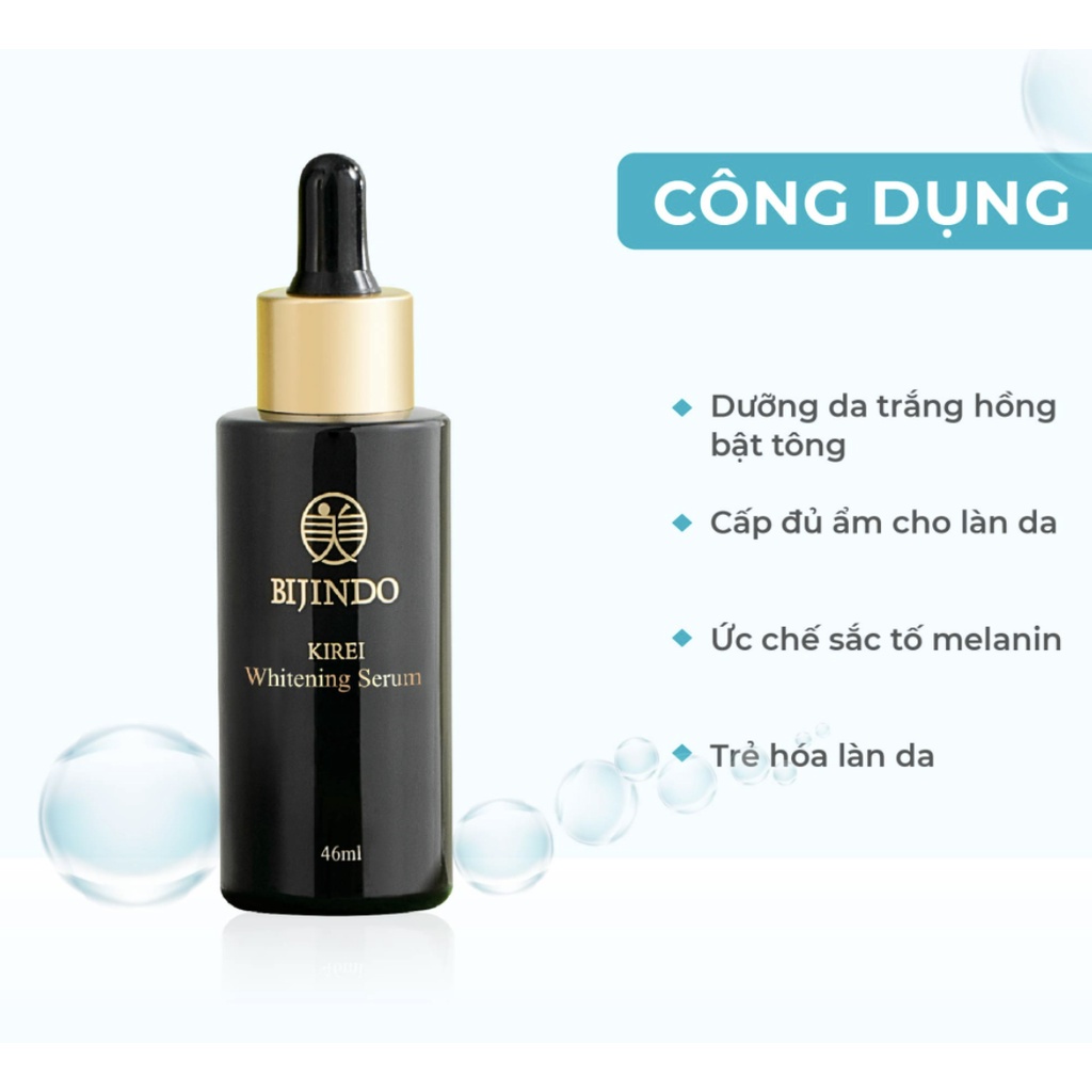 Serum Tinh Chất Làm Trắng Da BIJINDO KIREI Cải Thiện Sắc Tố Khoá Ẩm Nuôi Dưỡng Từ Sâu Bên Trong 46ml