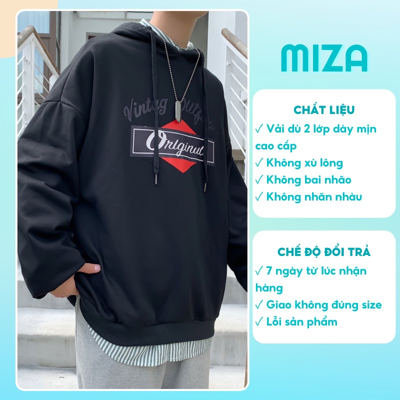 Áo hoodie nam nữ unisex có mũ ulzzang hàn quốc cặp đôi local brand nỉ ngoại cao cấp da cá form rộng cute zip ORGINAL