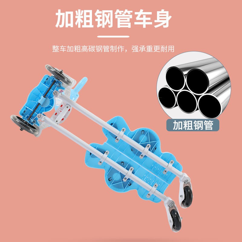 Xe trượt Scooter Trẻ em Bơi ếch 2-10 tuổi Gấp Kéo bốn bánh Có bàn đạp riêng biệt và Nam Nữ Bé Yoyo <