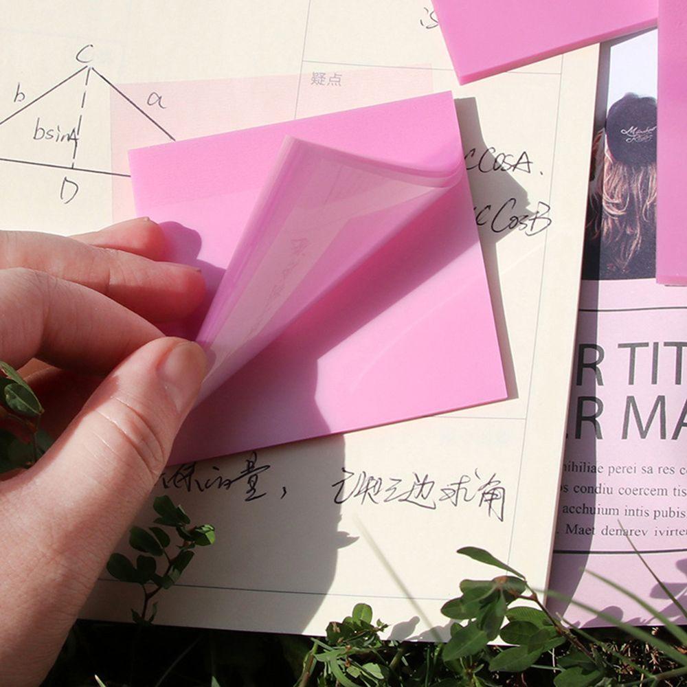 Giấy Ghi Chú Tự Dính Trong Suốt Tiện Dụng Cho Trường Học