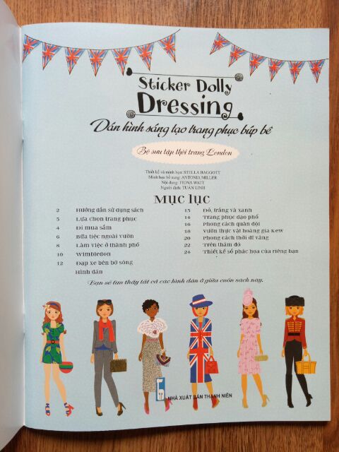 Sách - Dán Hình Sáng Tạo Trang Phục Búp Bê - Bộ Sưu Tập Thời Trang London | BigBuy360 - bigbuy360.vn
