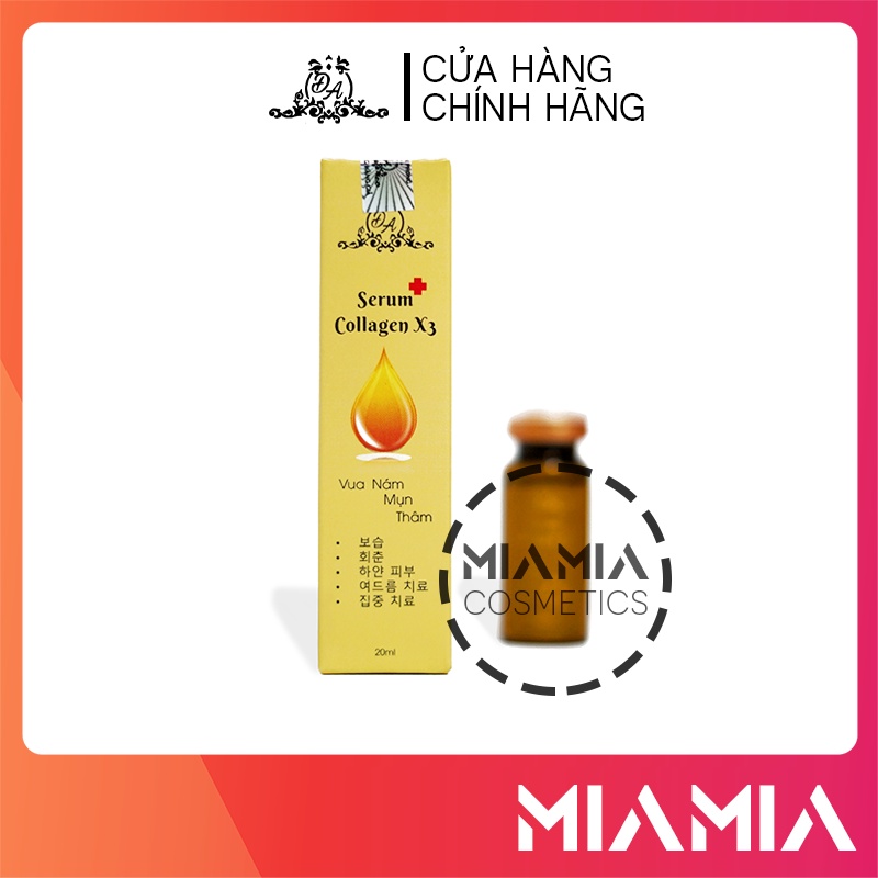 Serum Đông Anh Collagen X3 tinh chất giảm thâm nám, giữ ẩm, căng bóng da mặt chính hãng
