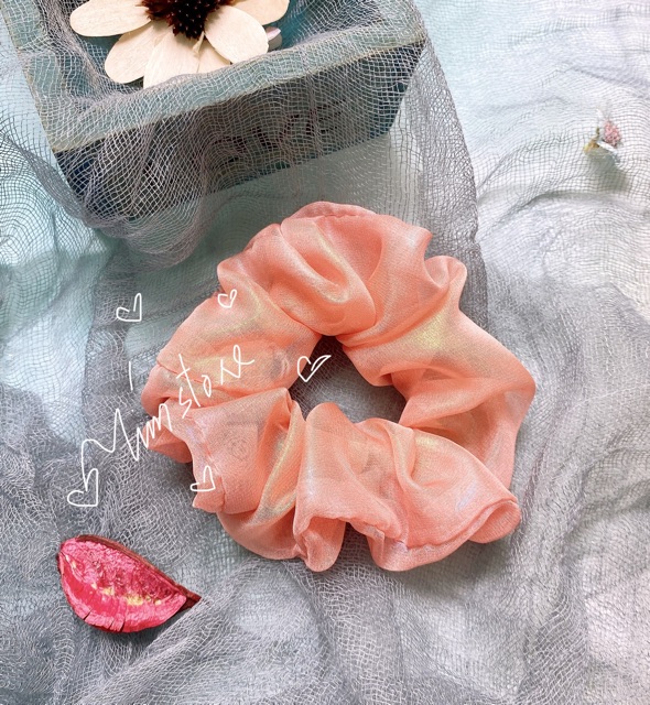 {Ảnh thật} SCRUNCHIES HOLOGRAM TƠ ĐỔI MÀU- CỘT TÓC VẢI THỜI TRANG NỮ HOT TREND GIÁ RẺ