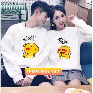 {Trợ giá} ÁO NỈ ĐÔI THU ĐÔNG CỰC CHẤT- ÁO CẶP HOODIE UNISEX