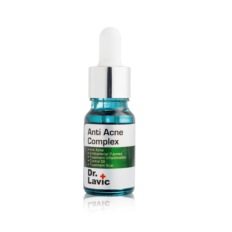 Serum dưỡng da Dr.Lavic Anti Acne Complex ngăn ngừa mụn trắng da thu nhỏ lỗ chân lông công nghệ USA  8ml DR906