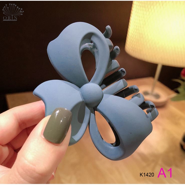 Kẹp tóc càng cua, kẹp tóc nơ phong cách thời trang cao cấp Orin K1420