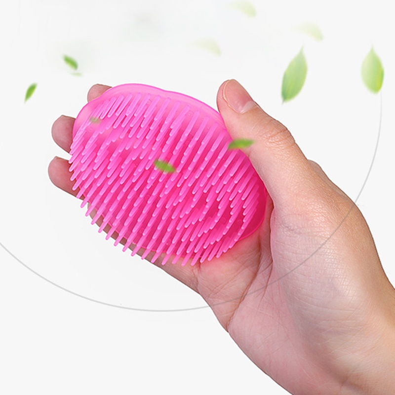 Bàn Chải Mát Xa Da Đầu Khi Tắm Mềm Mại Tiện Dụng