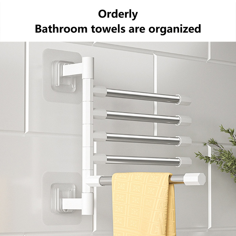 Giá Treo Khăn Gắn Tường Bằng Thép Không Gỉ Tiện Dụng Cho Nhà Tắm