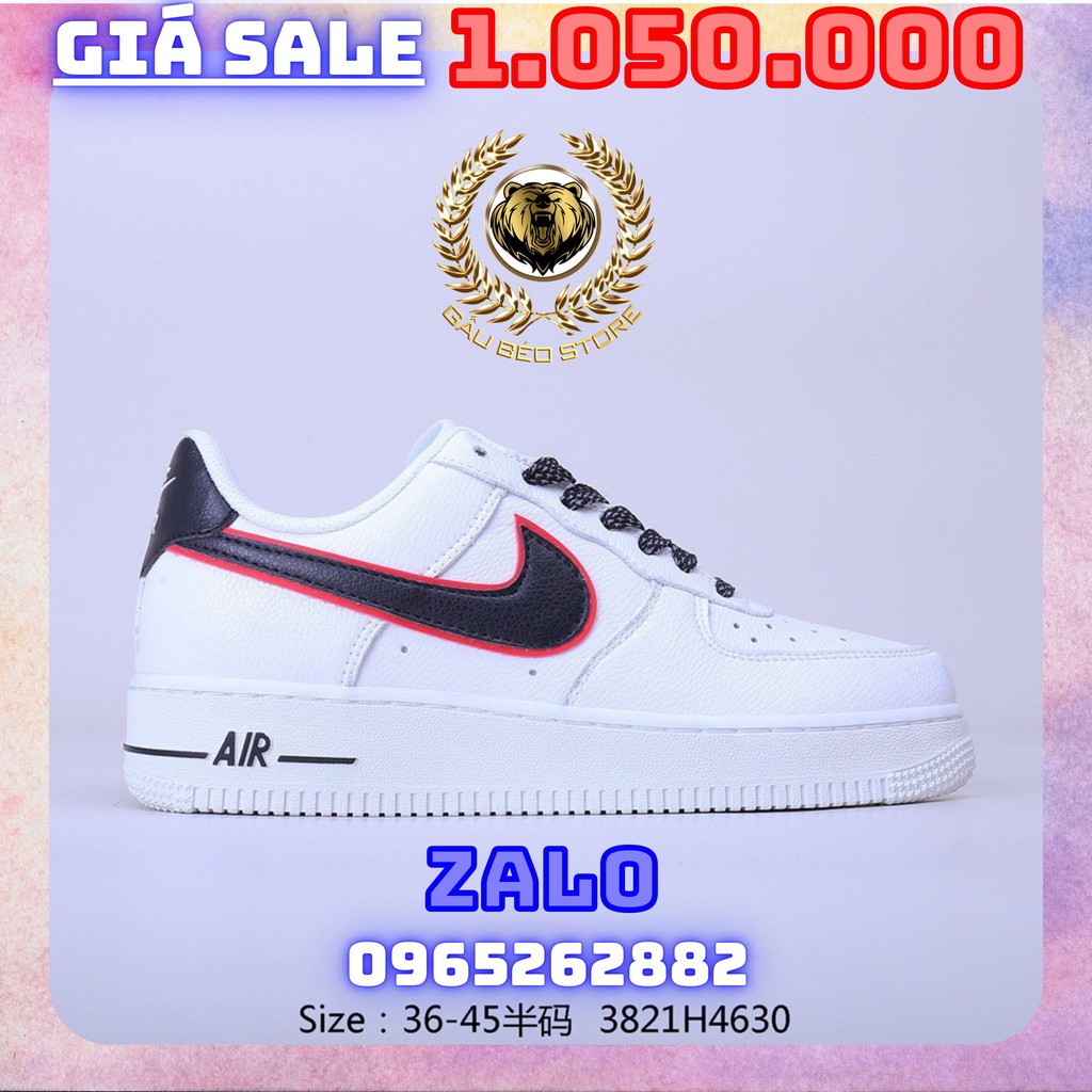 Order 1-2 Tuần + Freeship Giày Outlet Store Sneaker _Nike Air Force 1 07 x Stranger Things “Hawkins High” MSP: gaubeaos