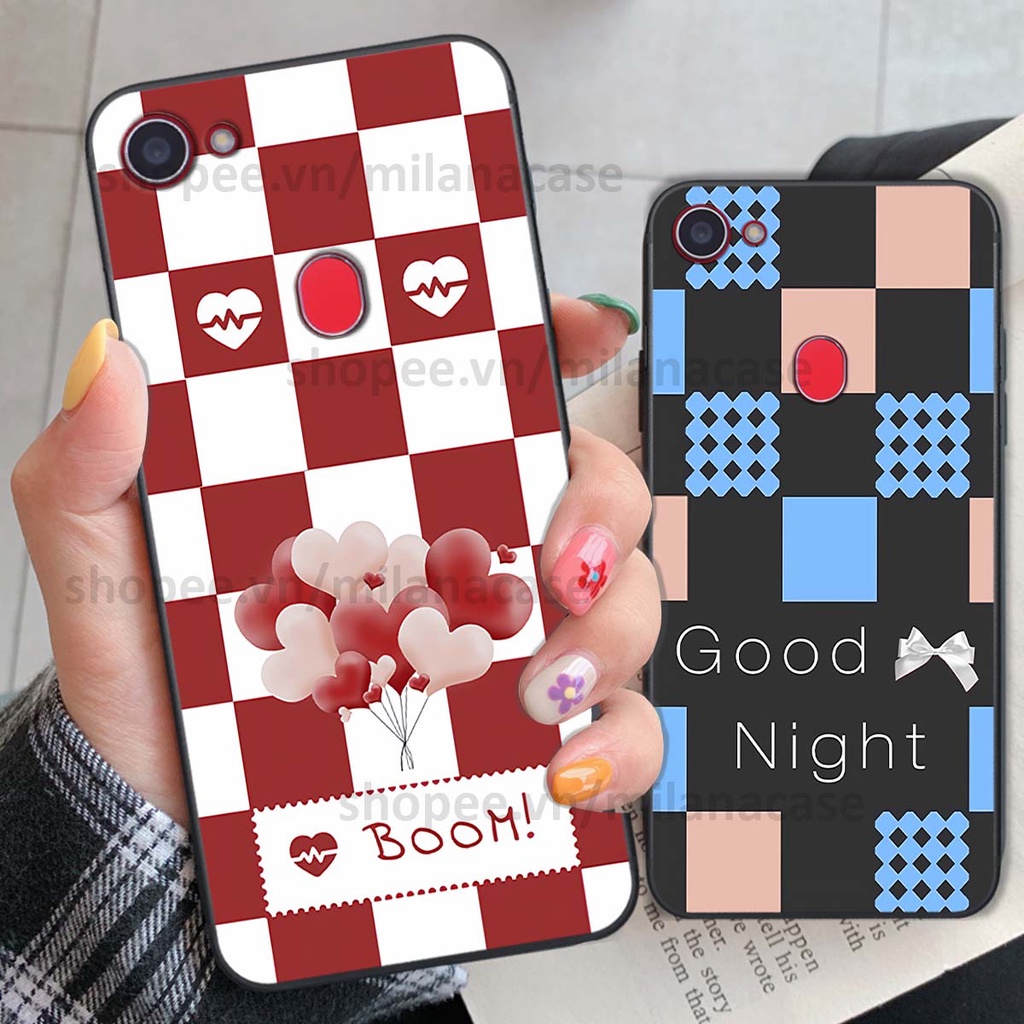 Ốp Oppo F5 / F5 Youth / F7 caro họa tiết nhiều màu sắc siêu đẹp thời trang cá tính