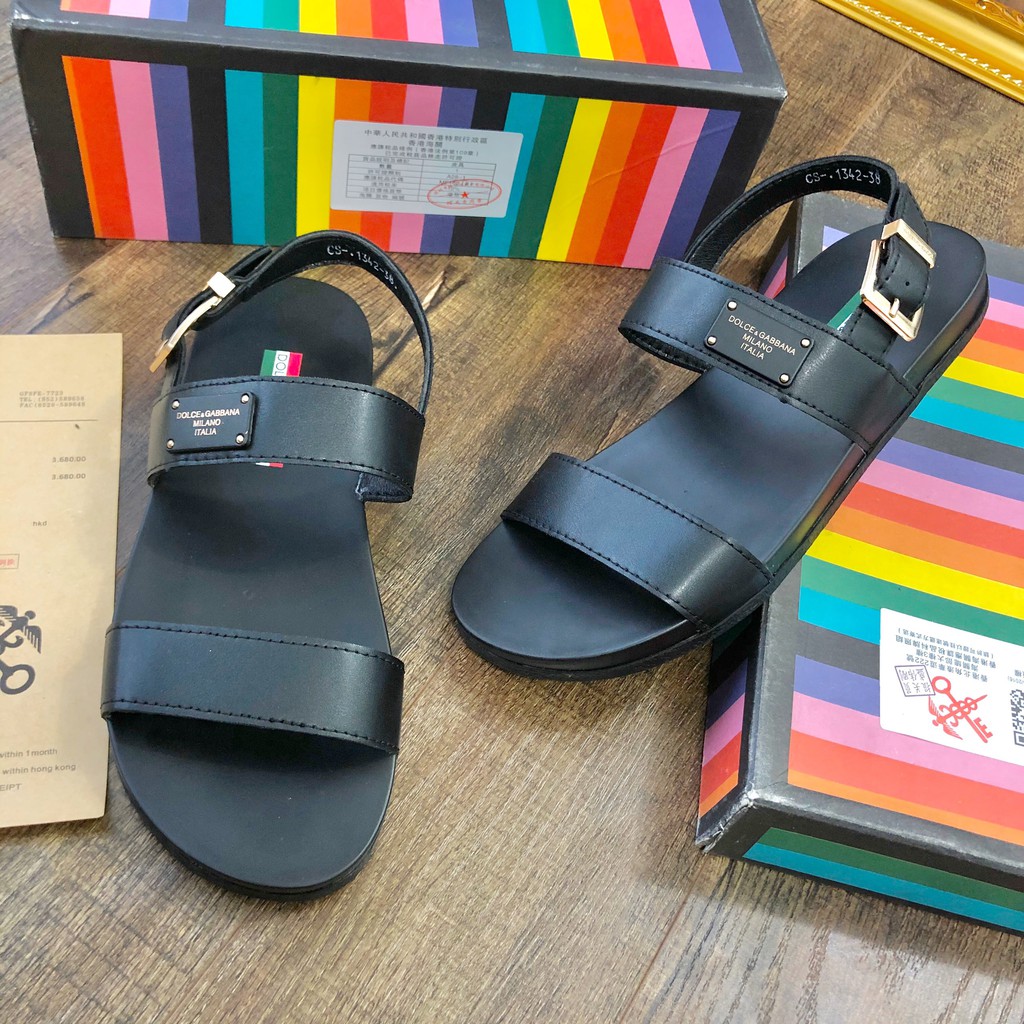 [Giá Sale 50%] Dép Quai Hậu Nam DG Hai Quai Ngang_Dép Sandal Nam