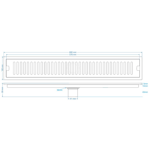 Thoát sàn inox304 Zento ZT451-60