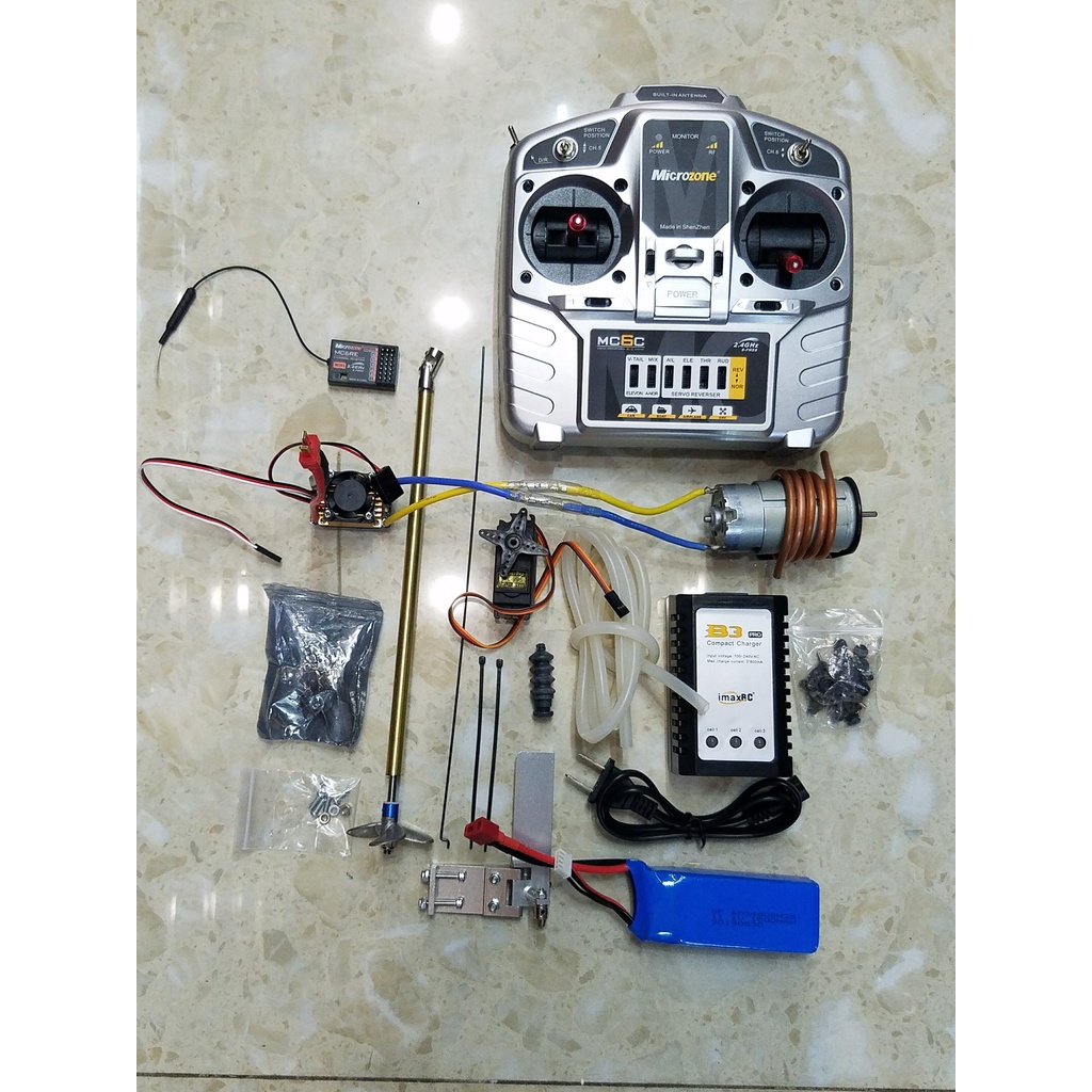 Combo chế tạo tàu siêu tốc động cơ 775 tầm xa tới 500 met đầy đủ cả pin và sạc