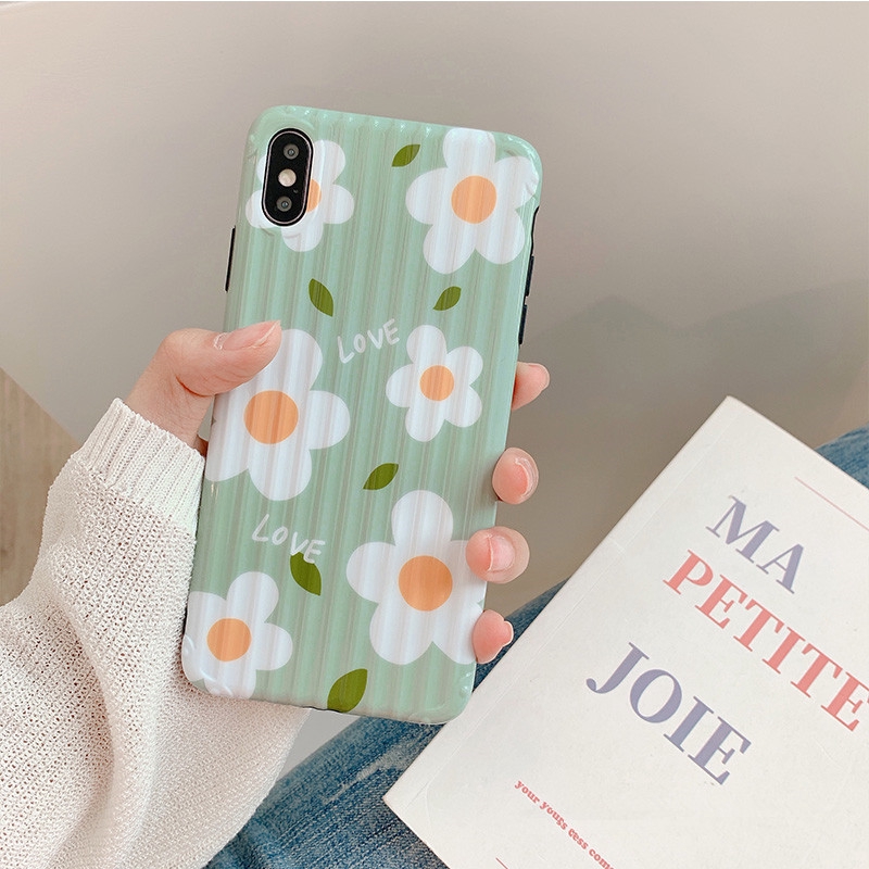 Ốp Điện Thoại Chống Rơi In Hình Hoa Xinh Xắn Cho Iphone 8 Plus / 7 P / 6s | BigBuy360 - bigbuy360.vn