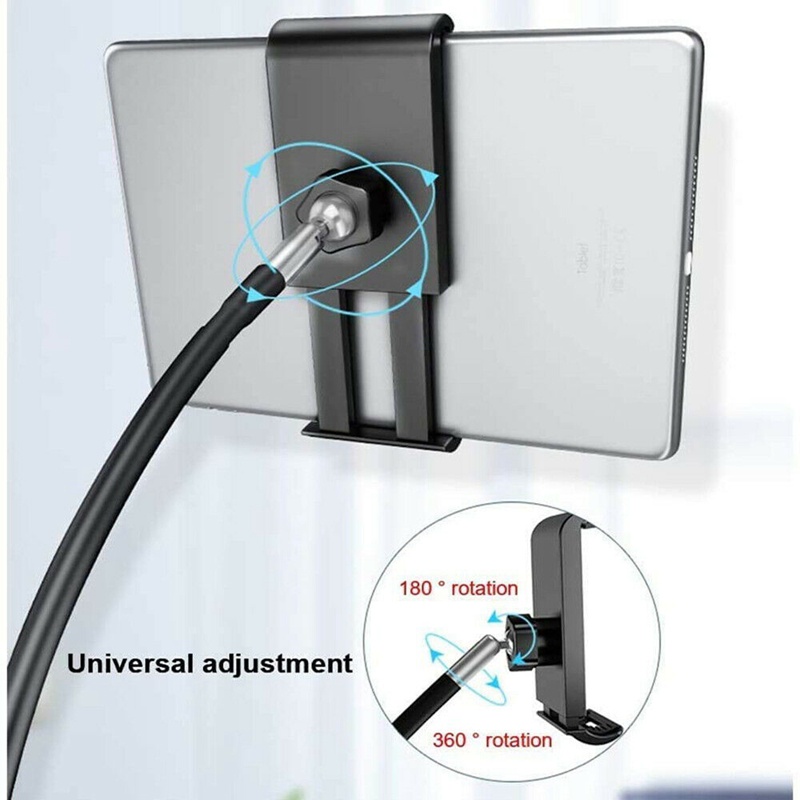 Giá Đỡ Điện Thoại / Máy Tính Bảng 175cm Có Thể Điều Chỉnh Linh Hoạt Kích Thước 4.8-10.5 Inch Cho iPad iPhone