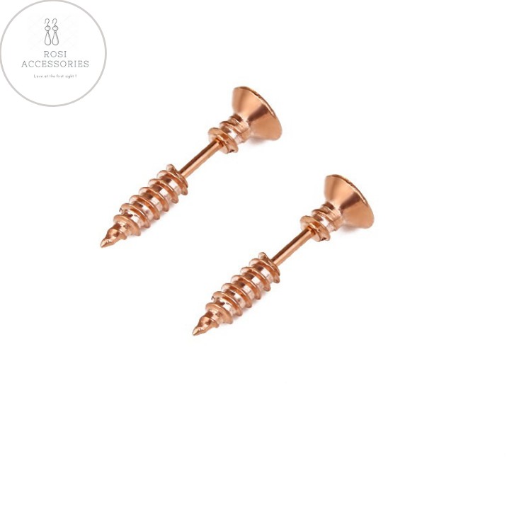 Khuyên Tai Nam Nữ Screw Earrings (giá 1 chiếc)