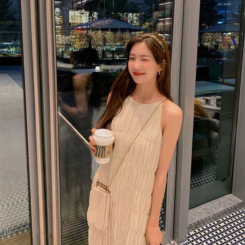 Đầm Hai Dây Dáng Dài Phong Cách Pháp Thời Trang Mùa Hè Hàng Mới 2022