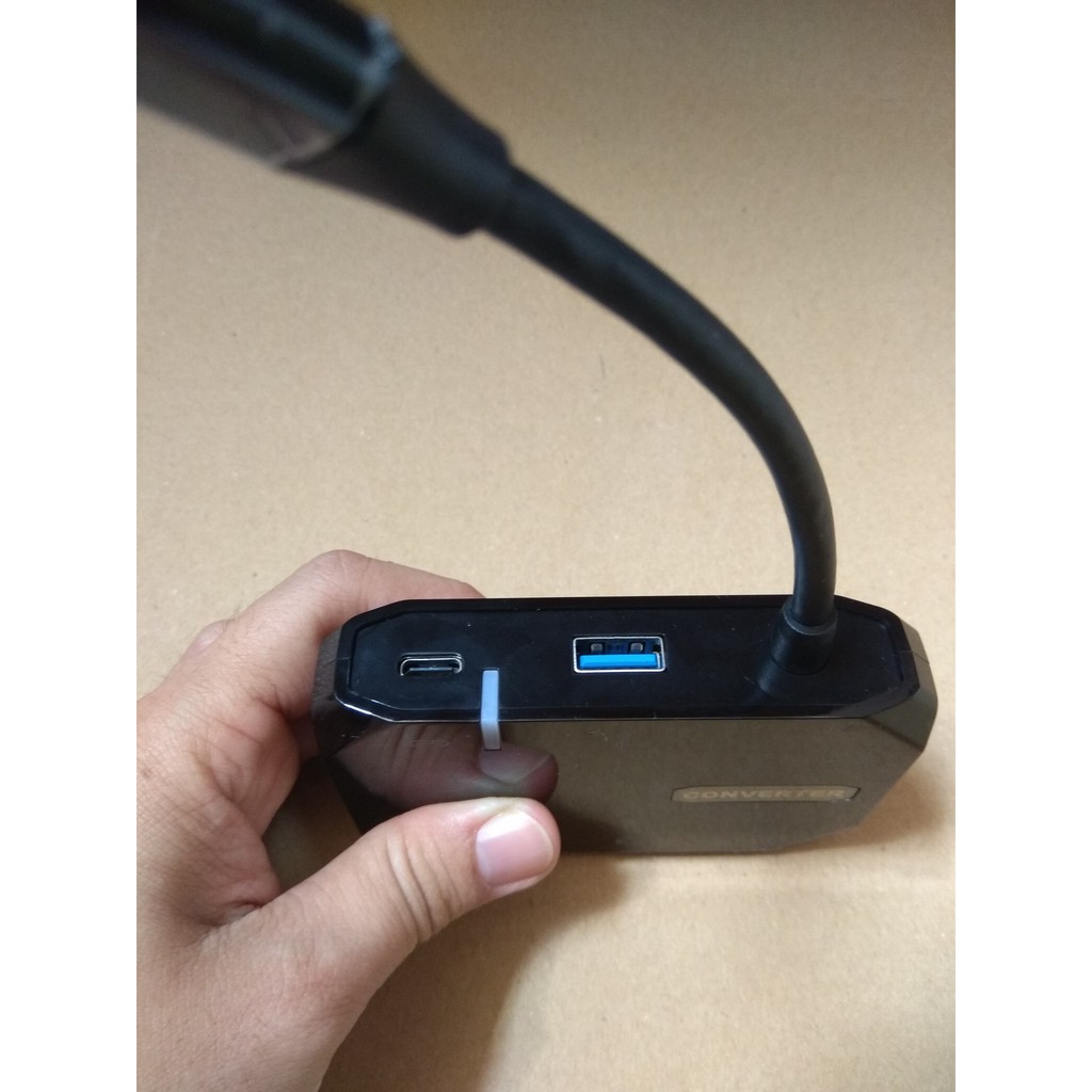 Cáp chuyển USB Type-c ra 5 cổng HDMI/ Vga/ PD, Usb 3.0 cho MAC/ Laptop/ Smartphone MHL